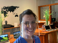 Load image into Gallery viewer, Lightweight Frameless Face Shields - For Individuals, Families, Small Businesses & Organizations